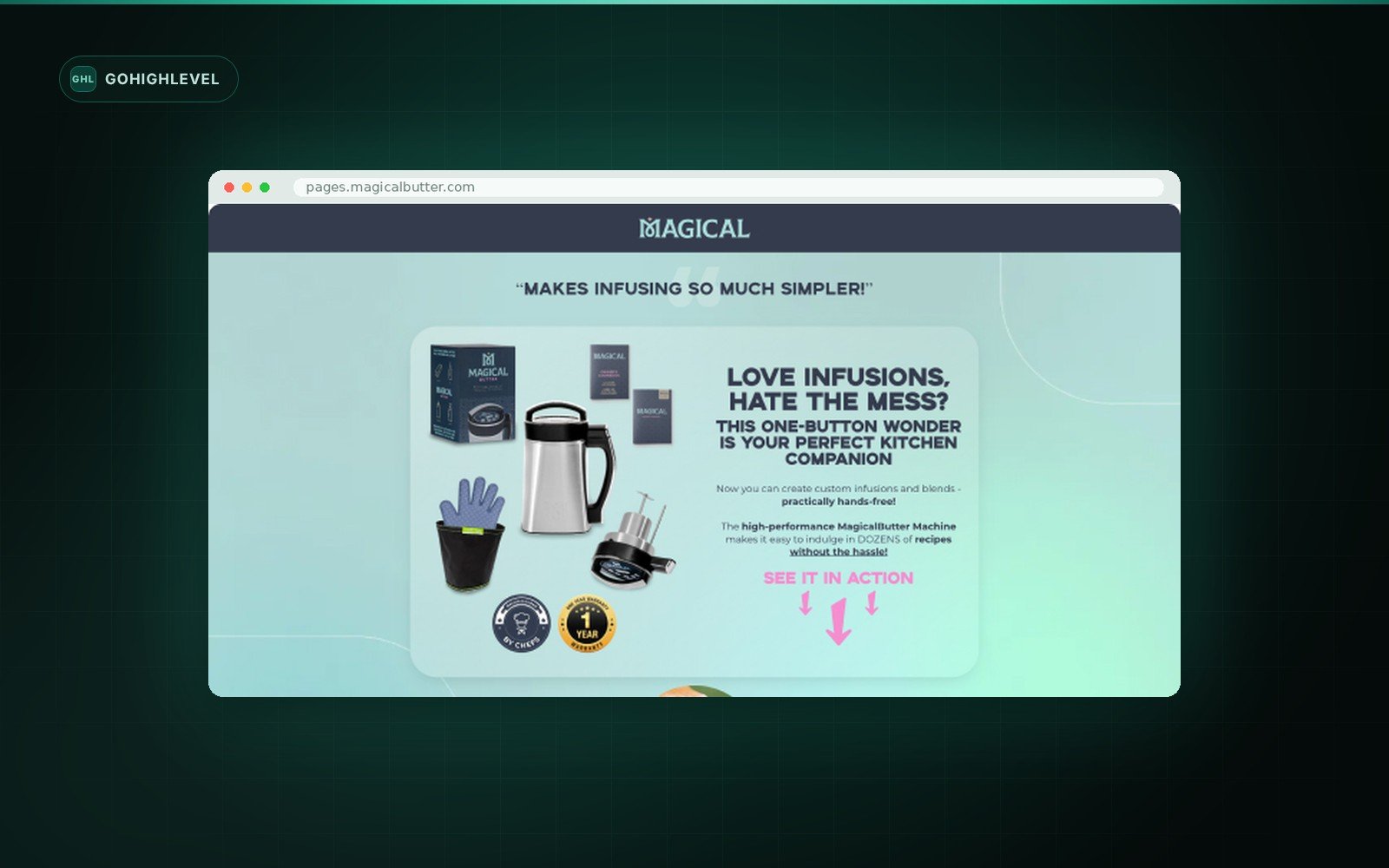 MagicalButter Machine Funnel