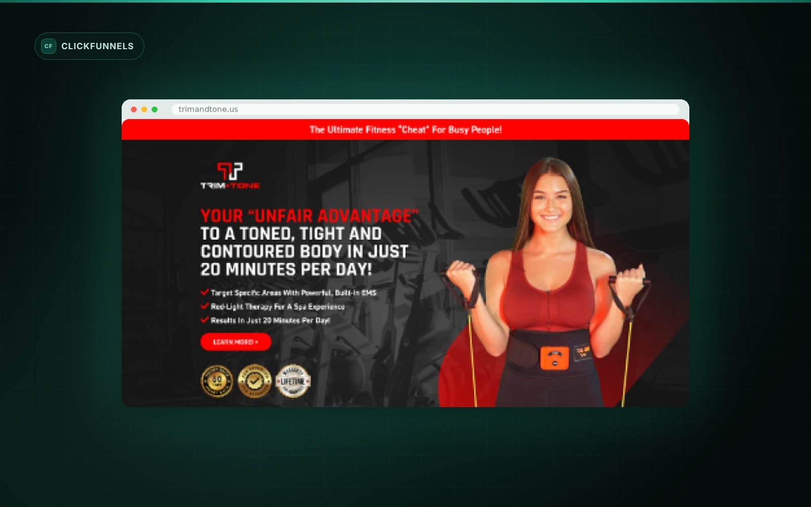 Trim & Tone Sales Funnel